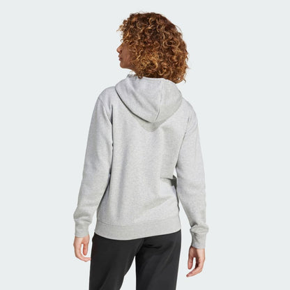 Adidas Womens Small Logo Feel Cozy Hoody - Grey