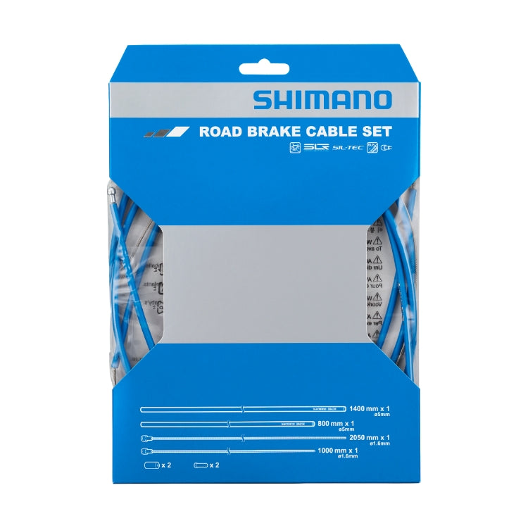 Shimano Road Sil=Tec Brake Cable Kit - Blue