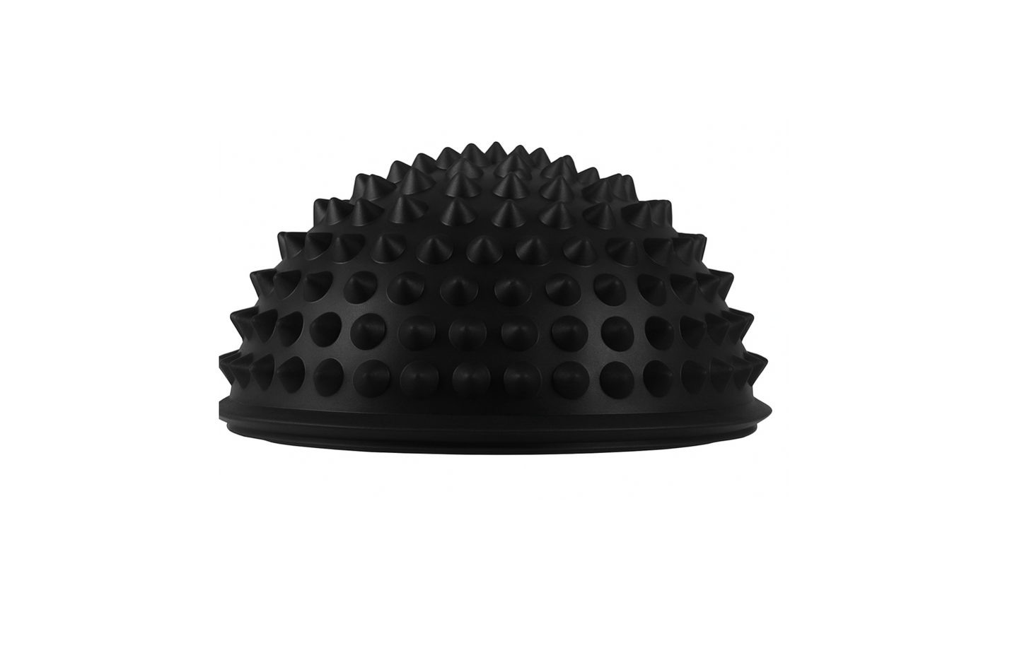 Spiky Massage Half Ball Black