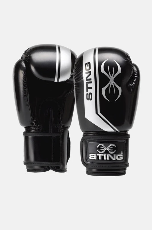 Sting Armalite Boxing Gloves - Black/Silver