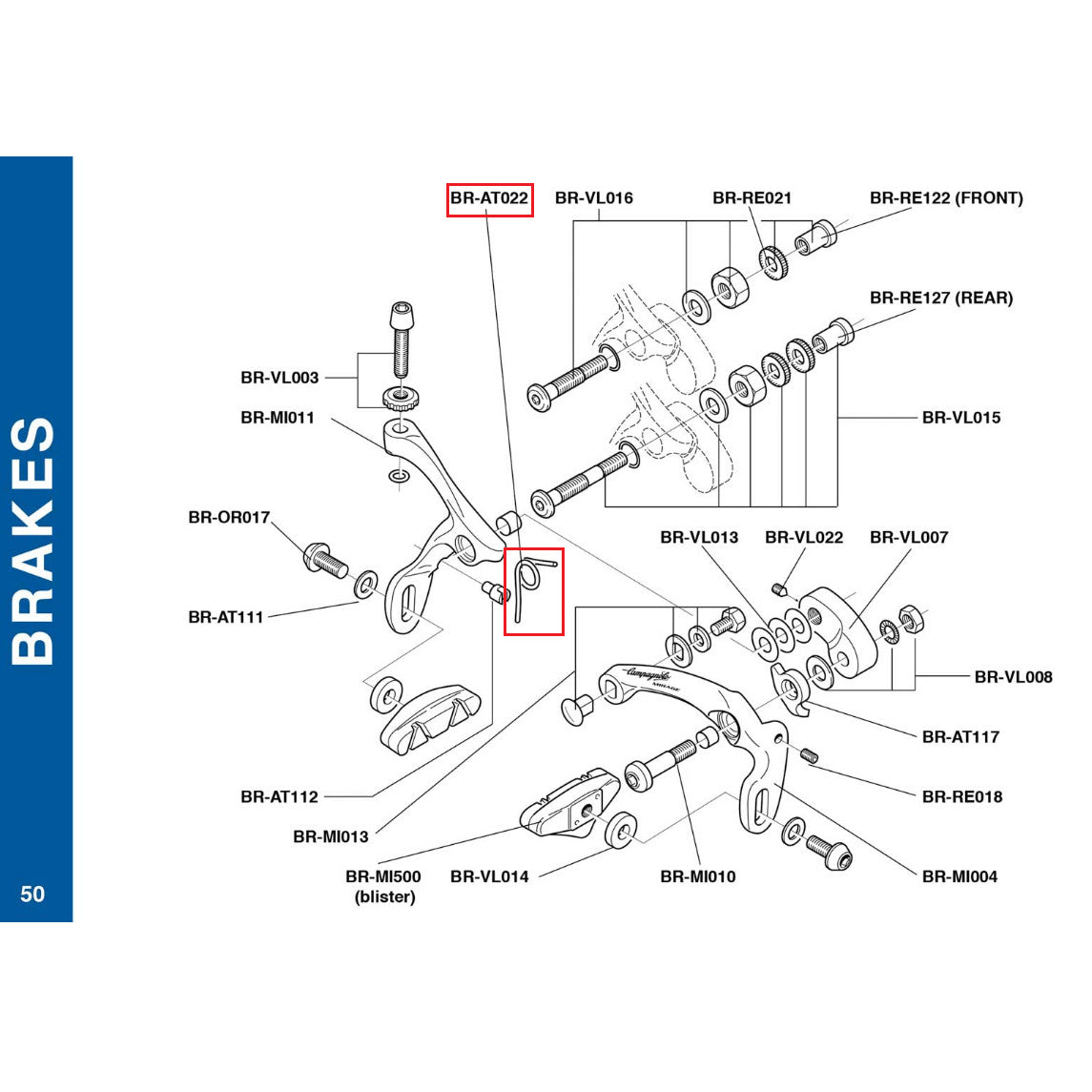 Campagnolo Genuine Part BR-AT022