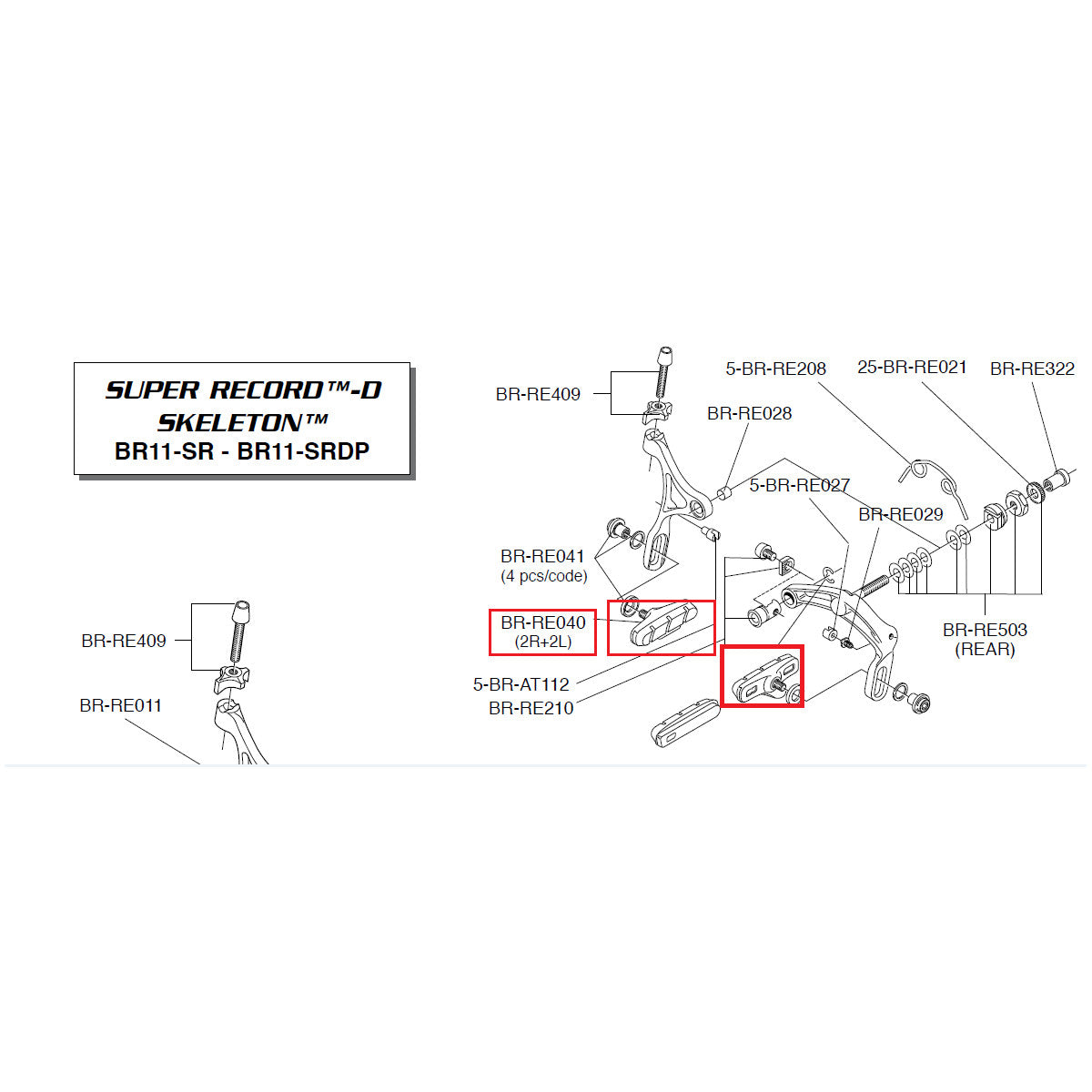 Campagnolo Genuine Part BR-RE040