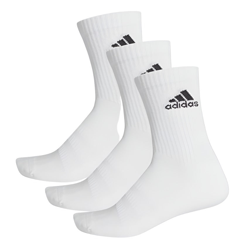 Adidas Cushioned Crew Socks 3-Pack - White