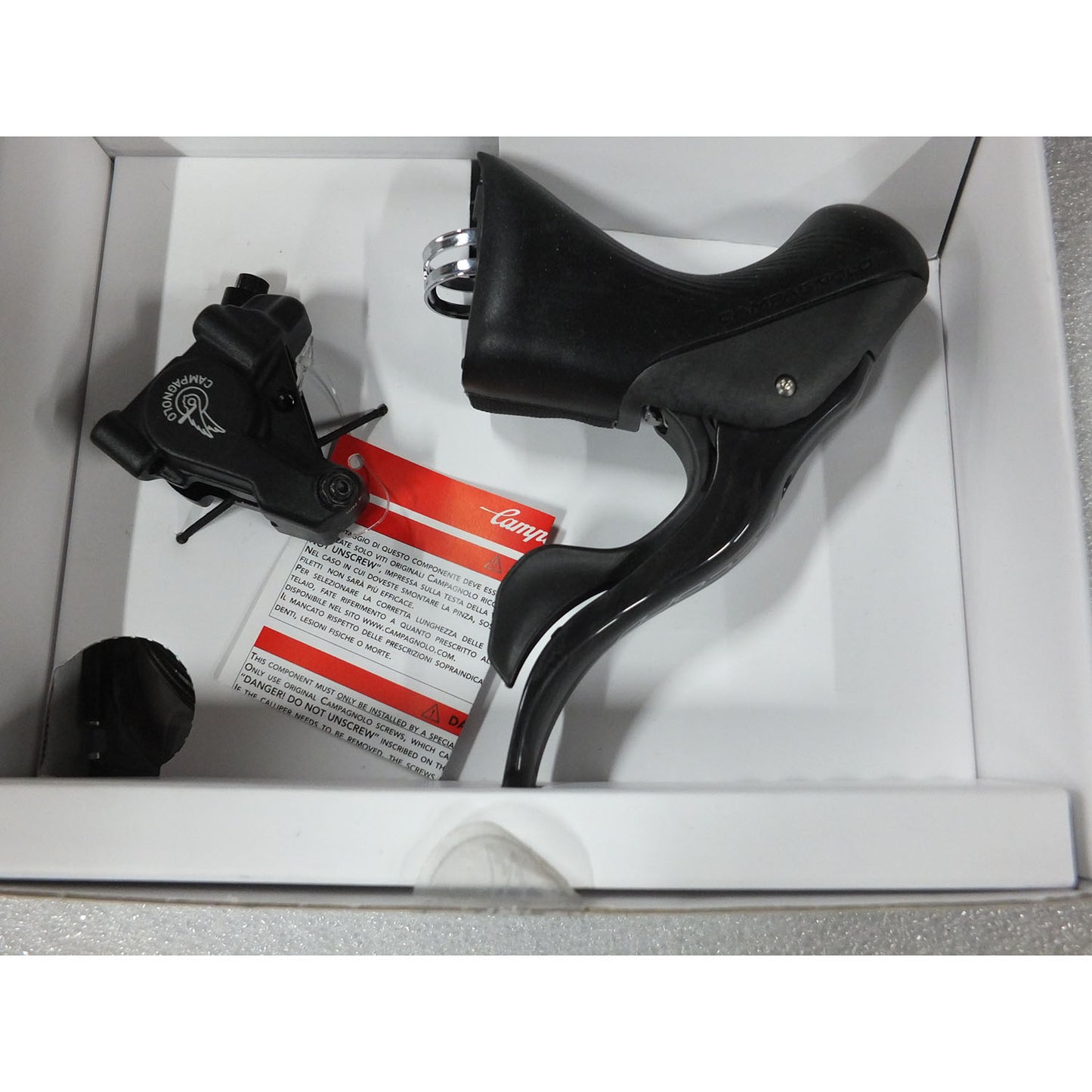 Campagnolo Record 12 spd RH Ergo + 140 caliper