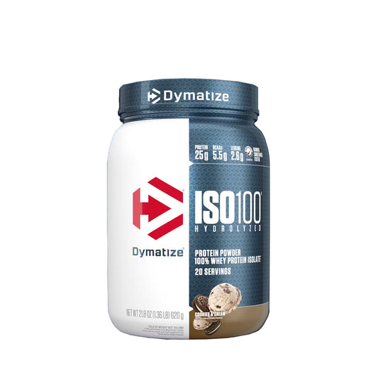 Dymatize ISO 100 Whey Protein - Cookies and Cream - 20 Servings