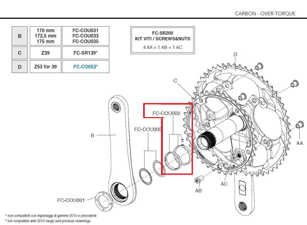 Campagnolo Genuine Part FC-Cou002