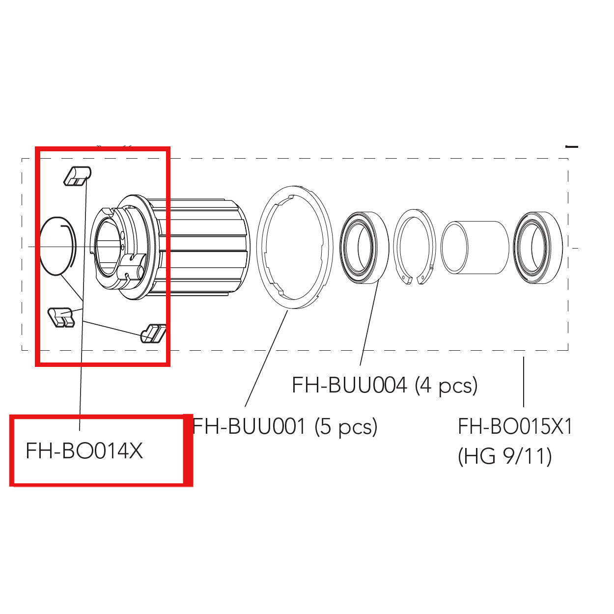 Campagnolo Genuine Spare Part FH-BO014X
