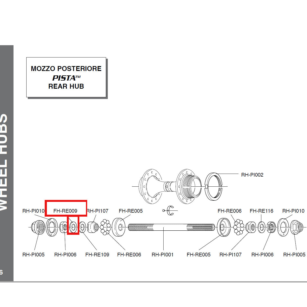 Campagnolo Genuine Spare Part FH-RE009