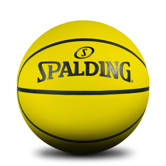 Spalding Fluro Outdoor Basketball - Yellow