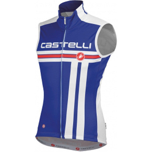 Castelli Free Vest - Blue/White