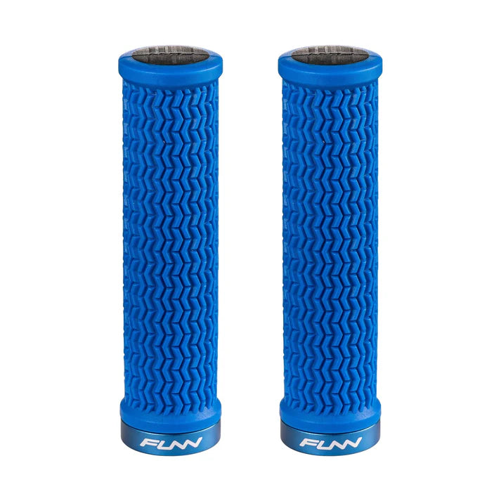 FUNN Holeshot Lock-On Grips - Blue