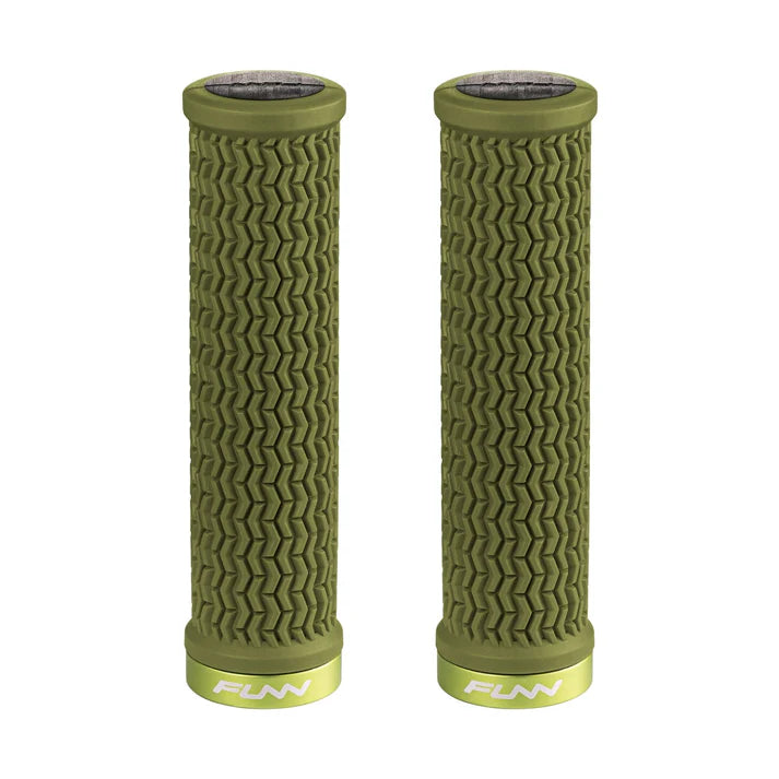 FUNN Holeshot Lock-On Grips -Olive Green