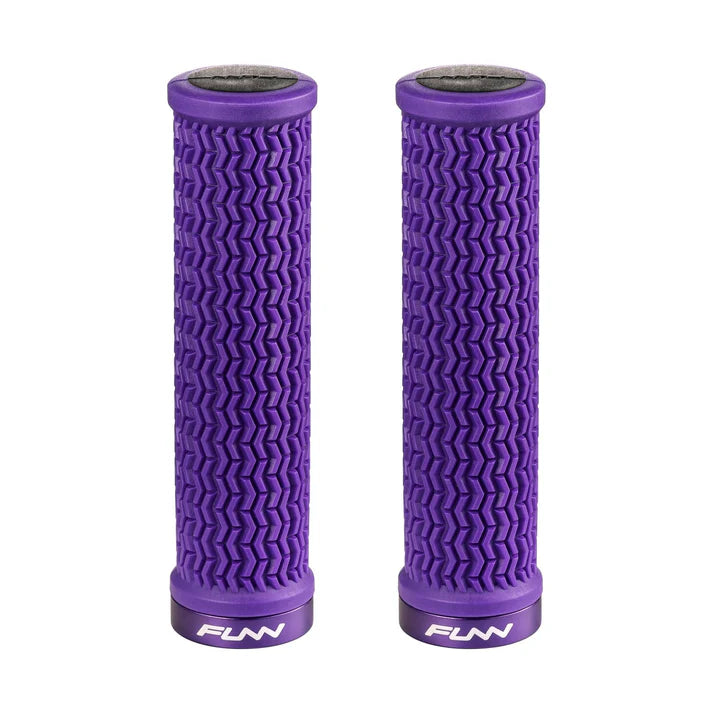 FUNN Holeshot Lock-On Grips - Purple