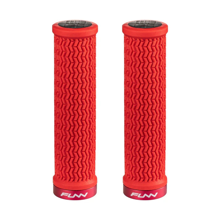 FUNN Holeshot Lock-On Grips - Red