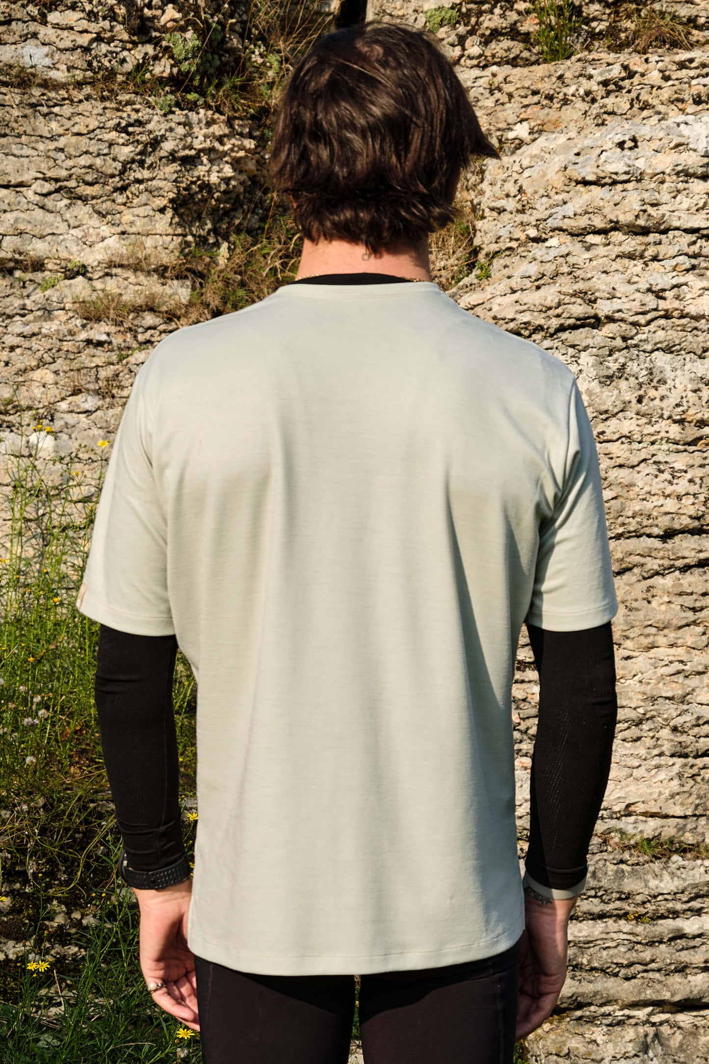 Giordana Jersey Tech Tee Wool S/S - Silt Green