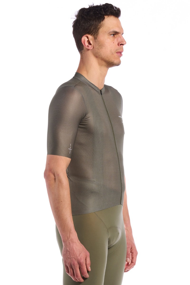 Giordana Jersey Kris Brock S/S - Smokey Olive