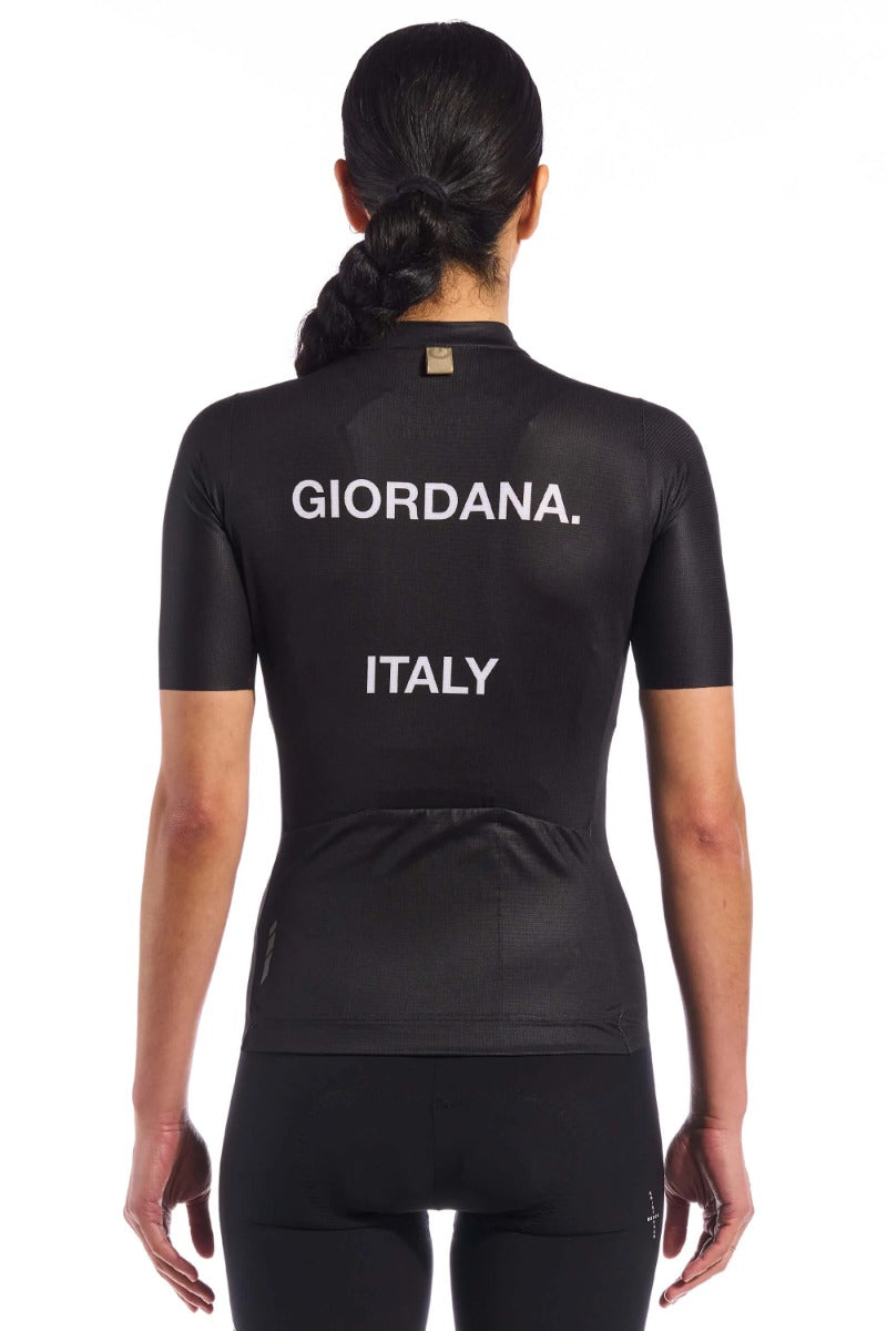 Giordana Jersey Kris Brock S/S Womens - Black