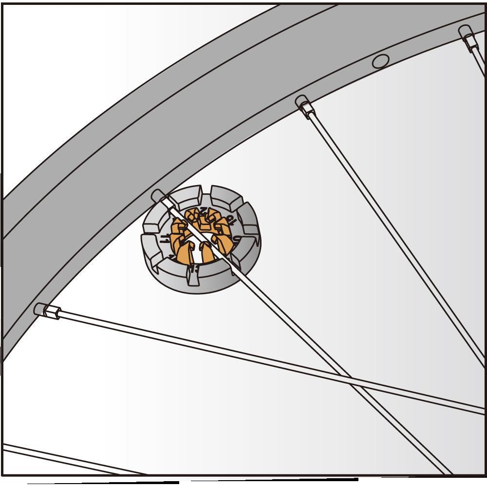 IceToolz Spoke Key 10-15 Gauge