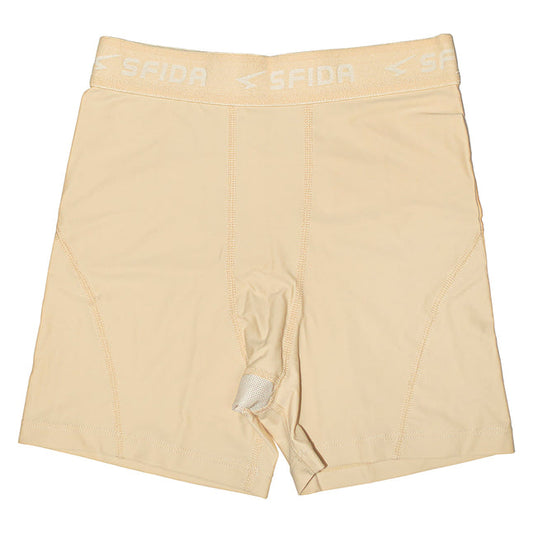 SFIDA Mens Compression Shorts 1/4 - Cream