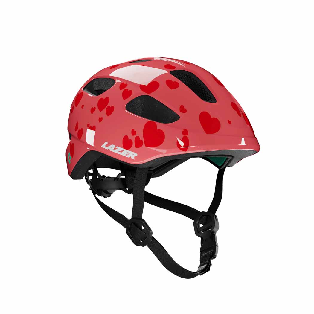 Lazer Nutz 2.0 KinetiCore Kids Helmet - Little Hearts