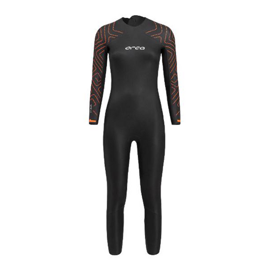 Orca Vitalis Openwater TRN Womens Wetsuit - Black/Orange