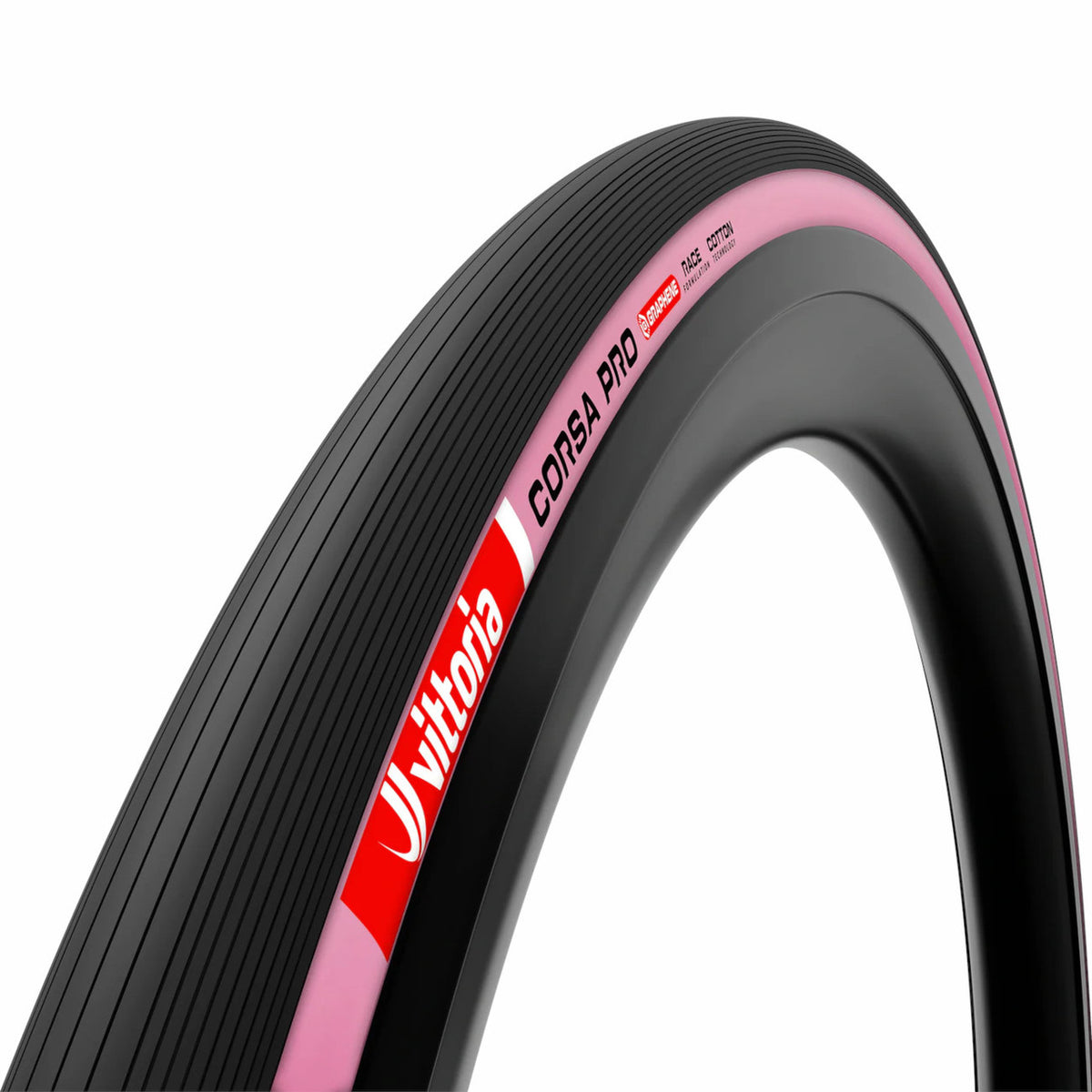 Vittoria Corsa Pro Tubeless Ready Tyre - Pink