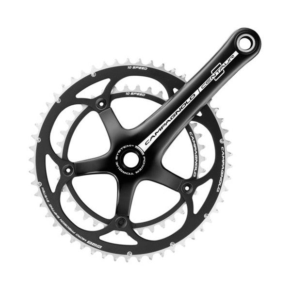 Campagnolo Centaur 10 sp Powertorque Alloy Crankset - Black - 172.5 53/39