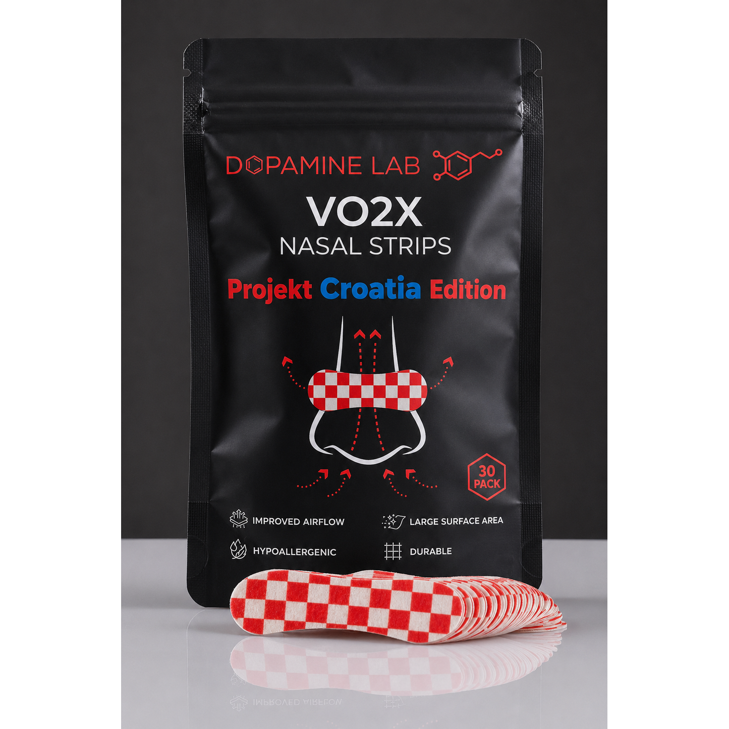Dopamine Lab VO2X Nasal Strips - Projekt Croatia Edition