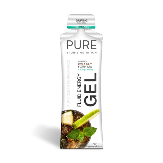 Pure Sports Nutrition Fluid Energy Gel - Kola Lemon - 50g