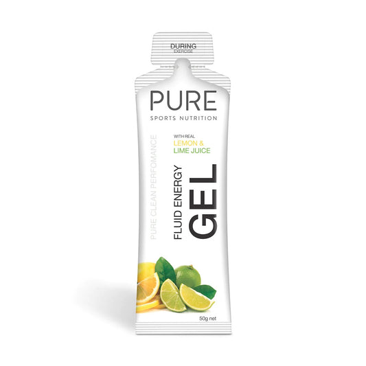 Pure Sports Nutrition Fluid Energy Gel - Lemon Lime - 50g