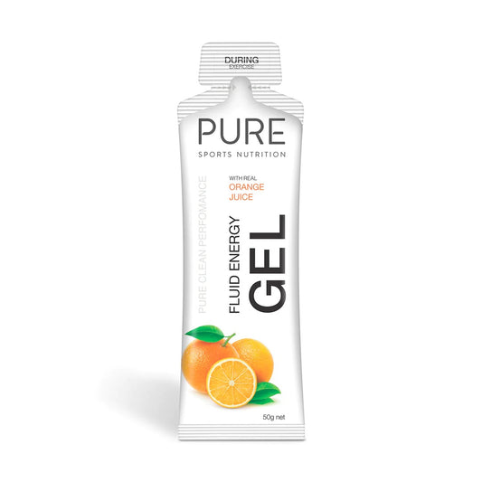 Pure Sports Nutrition Fluid Energy Gel - Orange - 50g