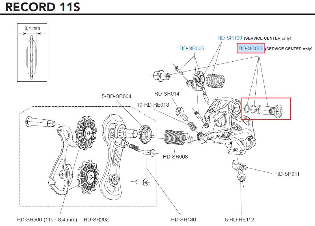 Campagnolo Genuine Part RD-SR006