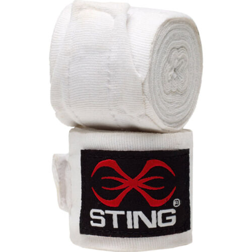 Sting Elasticised Hand Wraps - White