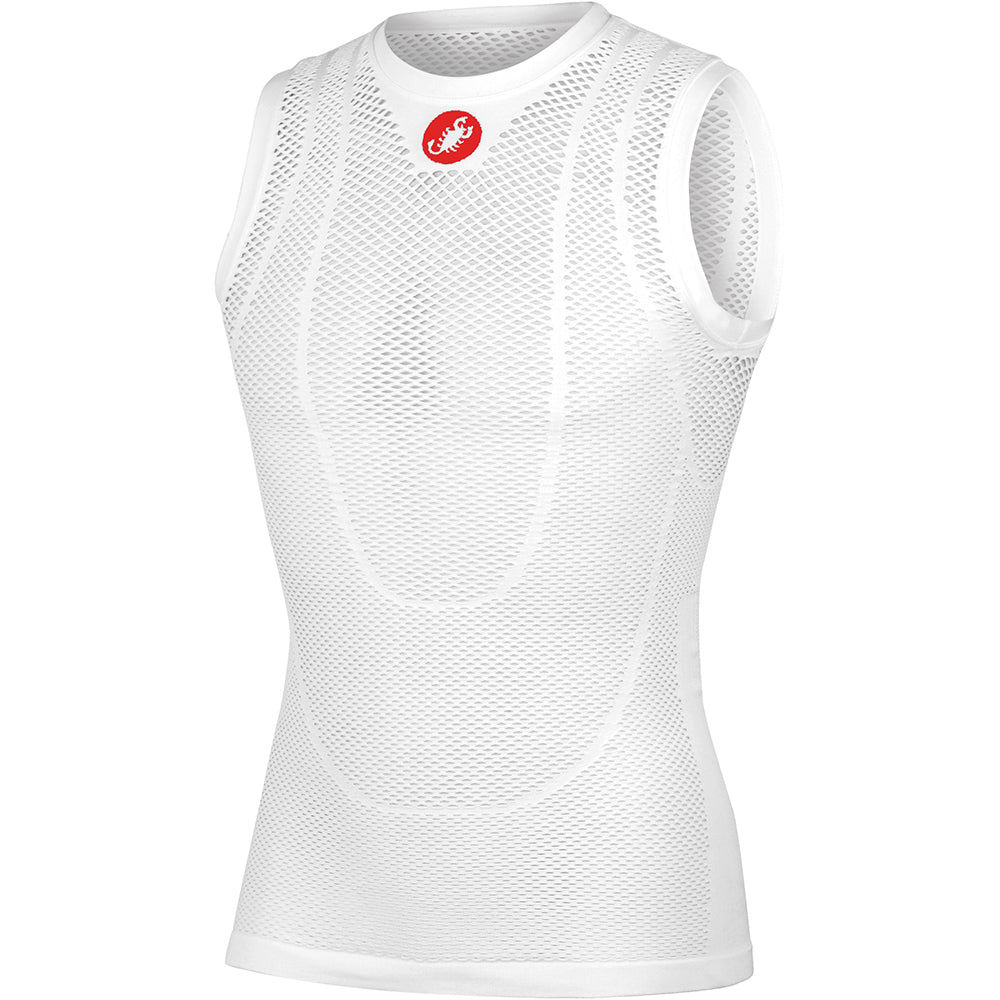 Castelli Seamless Sleeveless Baselayer - White