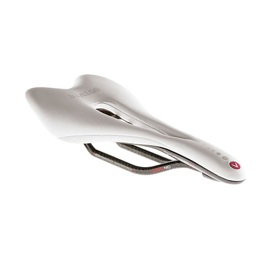 Astute Skycarb VT Carbon Saddle - White / Grey