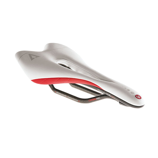 Astute Skylite VT Carbon Rail Saddle - White / Red