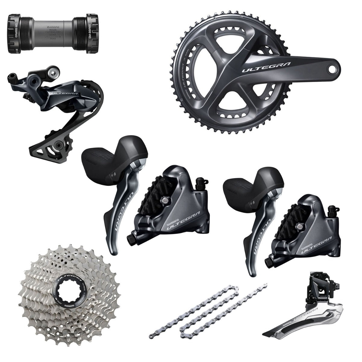 Shimano Ultegra R8020 11sp Hydro Groupset - Main Image