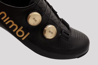 NIMBL Ultimate Cycling Shoes - Black / Gold