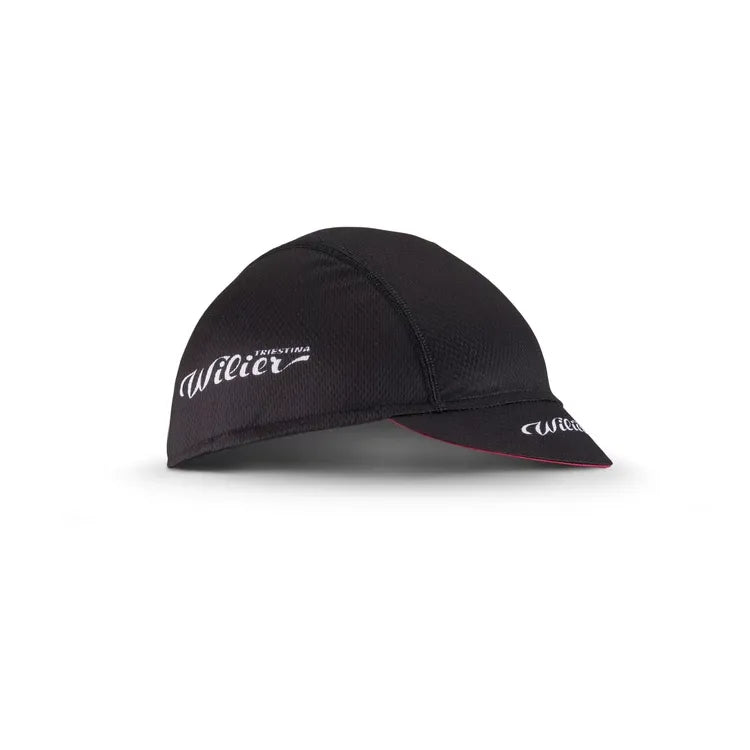 Wilier Aurora Cycling Cap - Coral / Black