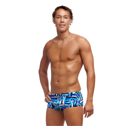 Funky Trunks Men's Sidewinder Trunks - Polar Caps