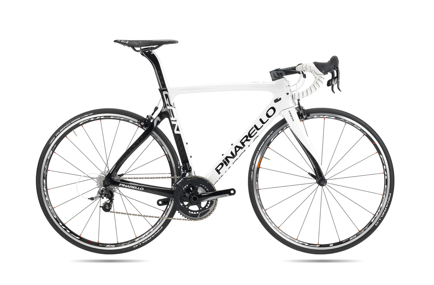 Pinarello Gan S Rimbrake Frameset - 045 Gloss White / Gloss Carbon
