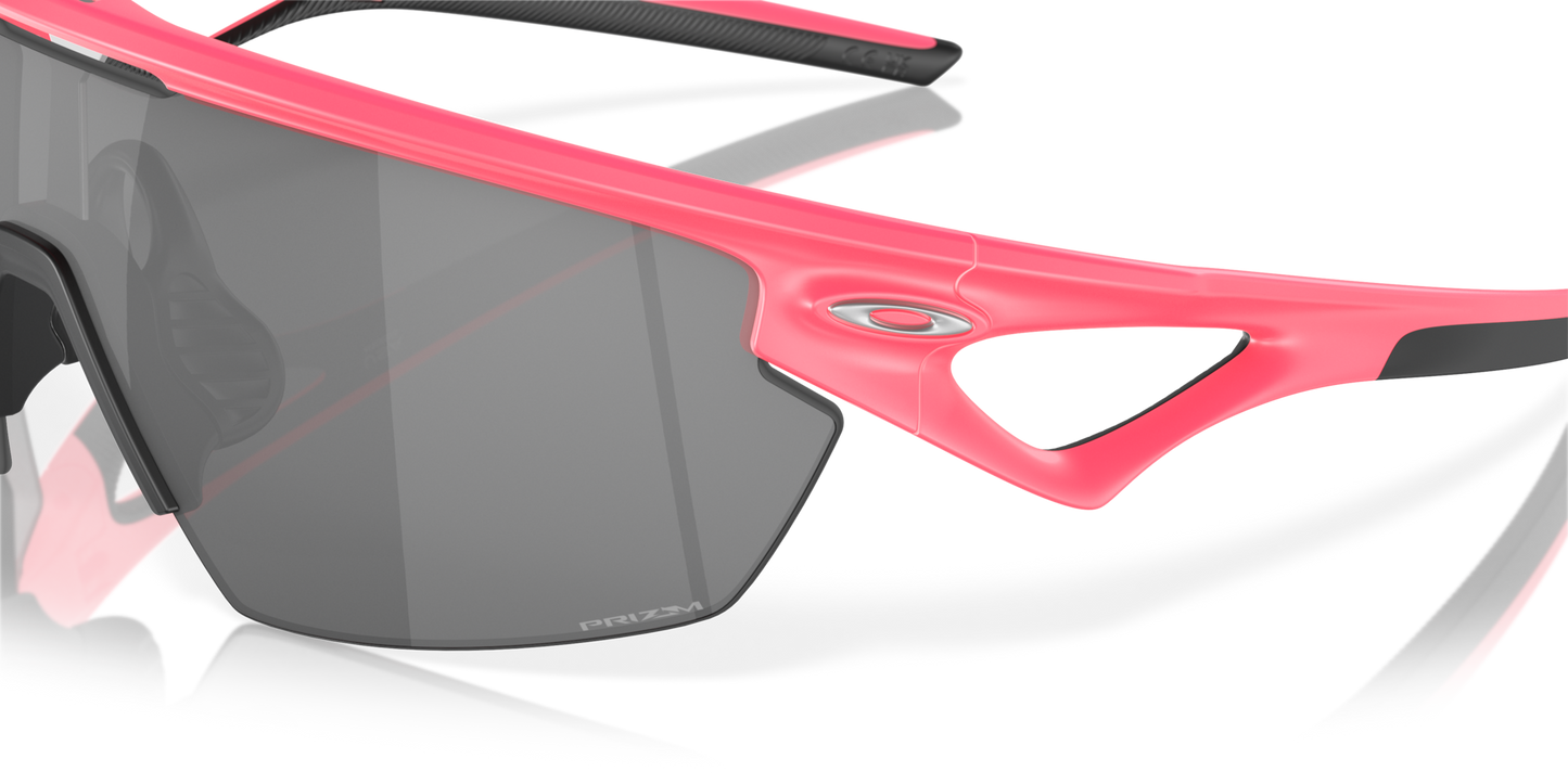 Oakley Sphaera Sunglasses - Matte Neon Pink - Prizm Black Lense