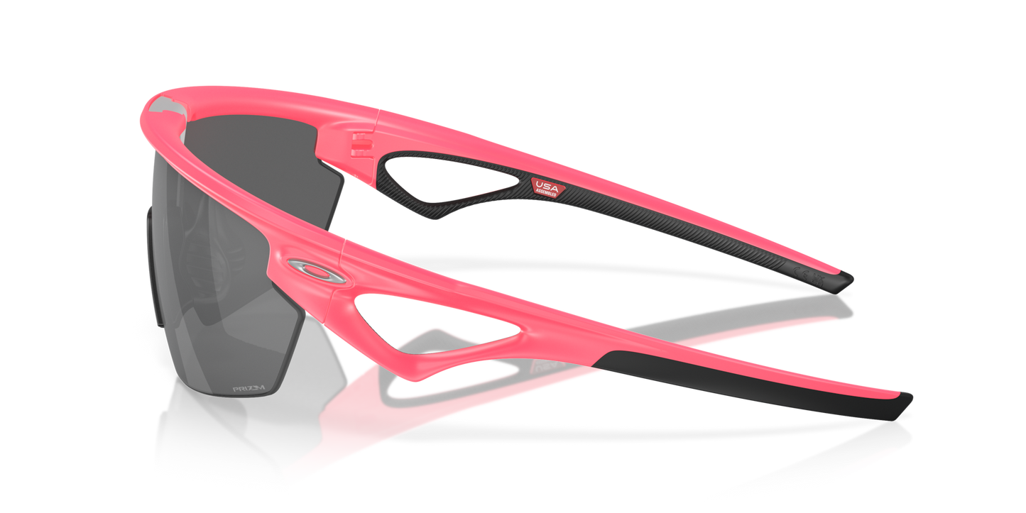 Oakley Sphaera Sunglasses - Matte Neon Pink - Prizm Black Lense