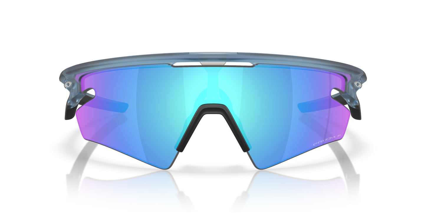 Oakley Sphaera Slash Sunglasses - Matte Transparent / Prizm Sapphire