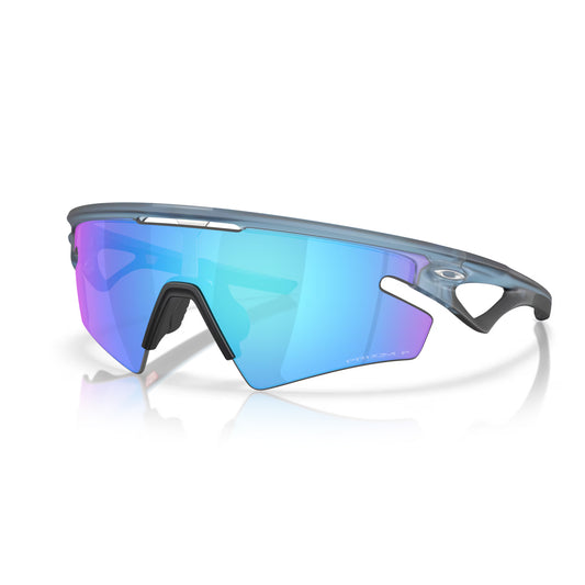 Oakley Sphaera Slash Sunglasses - Matte Transparent / Prizm Sapphire