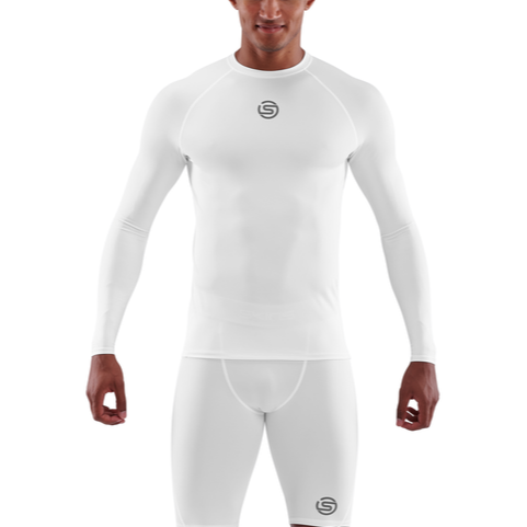 Skins Series-1 Mens Long Sleeve - White