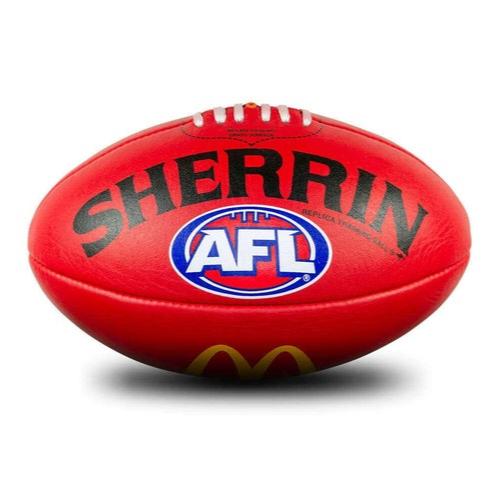 Sherrin AFL Replica Training Ball - MCD - Red