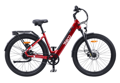Tebco Suburban E-Bike - Cherry Red