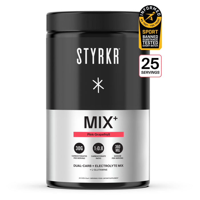 Styrkr Mix+ Dual-Carb & Electrolyte Hydration Mix - Pink Grapefruit