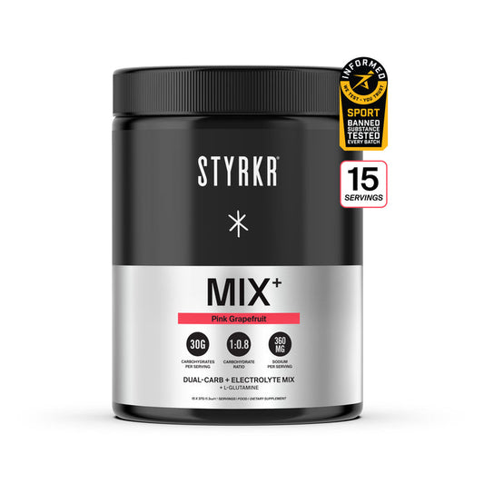 Styrkr Mix+ Dual-Carb & Electrolyte Hydration Mix - Pink Grapefruit